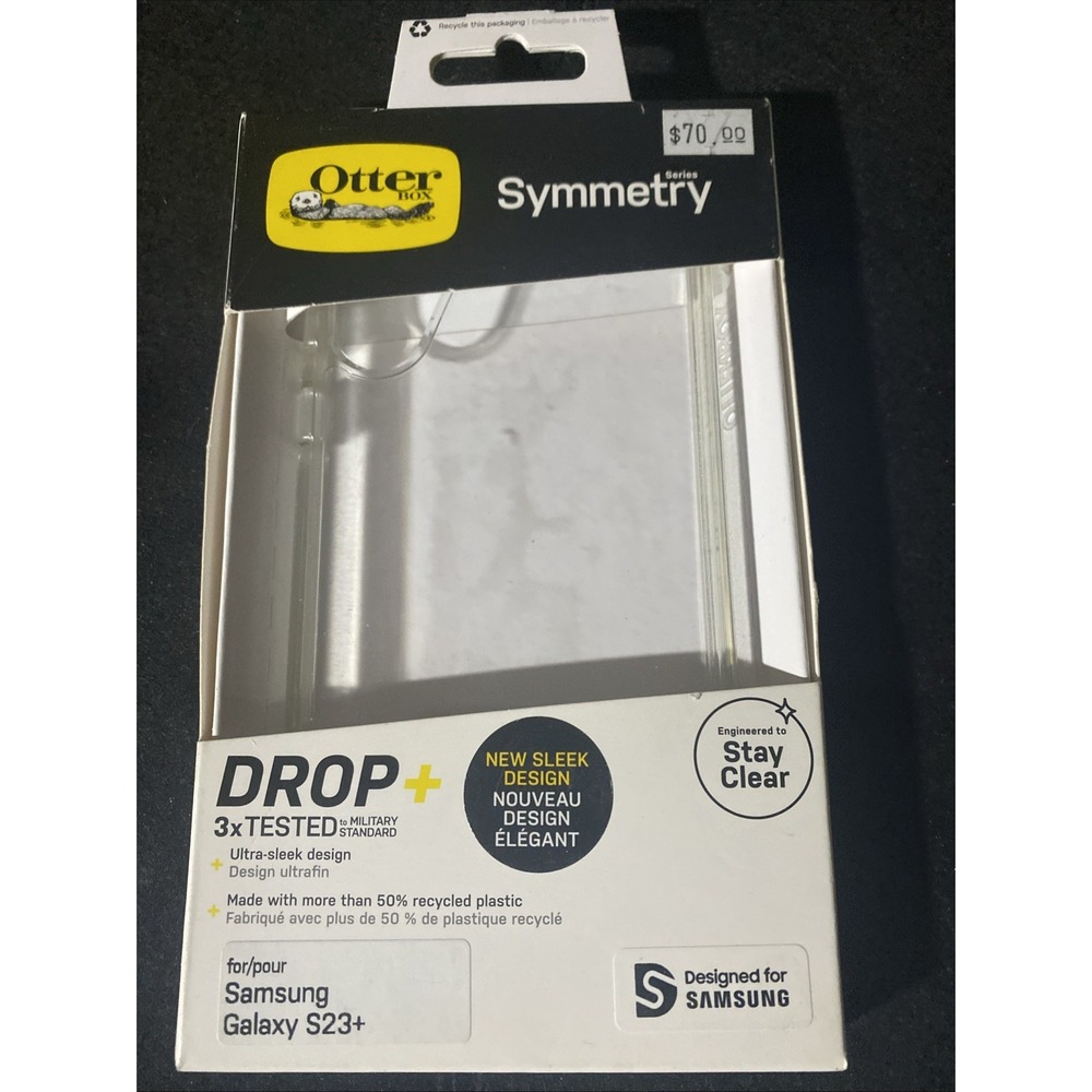 OtterBox Symmetry Series Case for Samsung Galaxy S23+ (Plus) - Clear